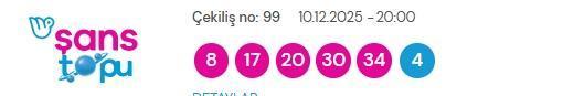 Şans Topu sonuçları açıklandı! 10 Aralık 2025 Çarşamba Şans Topu sonuçlarına ne zaman, nereden bakılır?