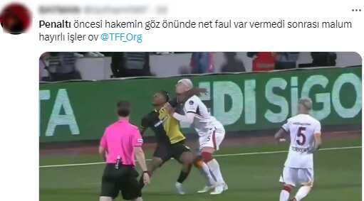 G.Saray maçını izleyen ezeli rakipler çılgına döndü! Penaltı ve öncesindeki pozisyon çok konuşulacak