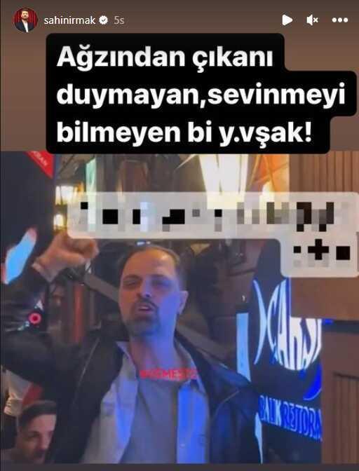 Şahin Irmak'tan G.Saray'a ağır tezahürat yapan Ertan Saban için ağza alınmayacak ifade