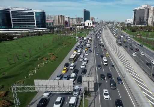 İstanbul'da trafik yoğunluğu yüzde 71'e çıktı