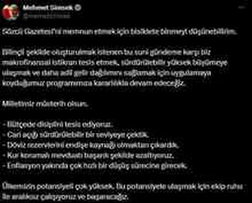 Şimşek'ten lüks araç eleştirilerine yanıt: Bisiklete binmeyi düşünebilirim