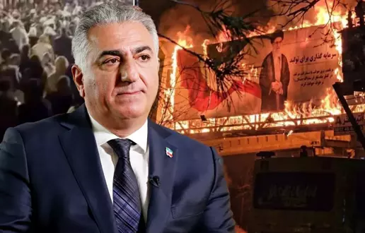 Protestolar sürerken İran Şahı'nın oğlu Pehlevi'den 'Ben hazırım' mesajı