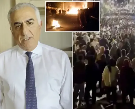 >Rıza Pehlevi'nin videosu milyonlarca izlendi, Tahran yönetimi internetin fişini çekti