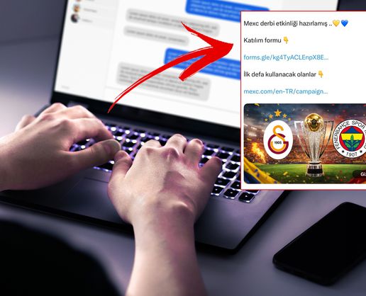 >Derbi üzerinden MEXC kampanyası! Fenomenler yasağa aldırmıyor, bu linklere tıklayan pişman olabilir