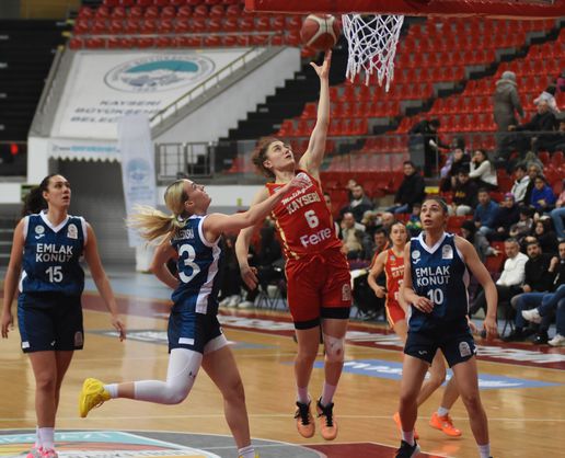 >Melikgazi Kayseri Basketbol, Emlak Konut'a mağlup oldu