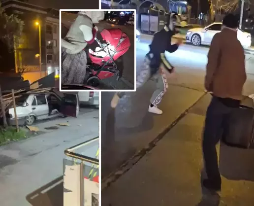 >İstanbul'u kuvvetli fırtına vurdu! Ayakta durmak dahi güç