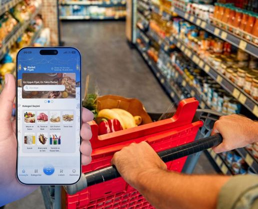 >Market alışverişlerinde yeni dönem! 50 bin ürün fiyatı tek tıkla cepte