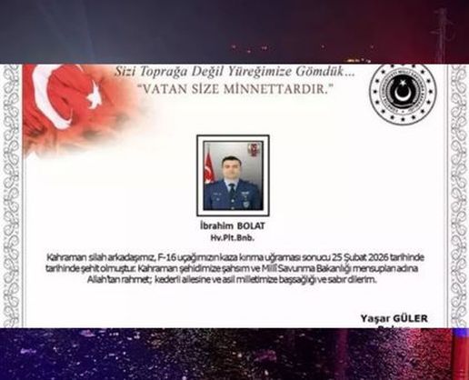 >Balıkesir'de düşen uçağın pilotu kim? F-16 kazasında şehit olan Hava Pilot Binbaşı İbrahim Bolat kimdir, kaç yaşında ve nereli?