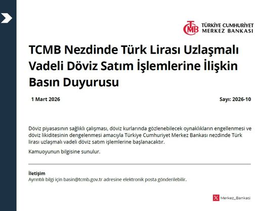 >Merkez Bankası'ndan döviz açıklaması