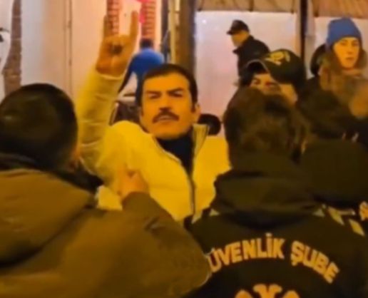>8 Mart yürüyüşünde olay çıkaran Ufuk Bayraktar'ın yeni görüntüleri ortaya çıktı