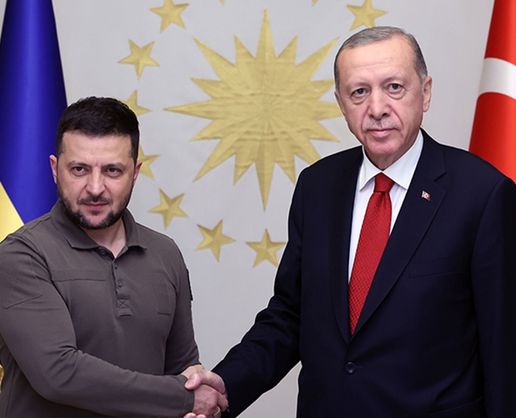 >Cumhurbaşkanı Erdoğan, Zelenski ile görüştü