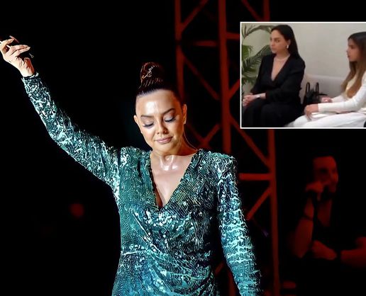 >Anne refleksi! Ebru Gündeş kızını özel uçakla getirdi