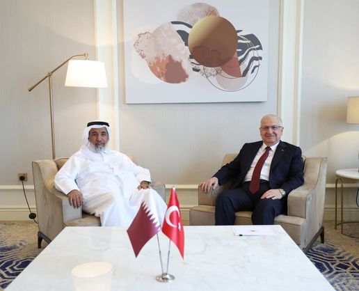 >Bakan Güler, Katar Evkaf ve Şeriye Bakanı Al Ghanem ile görüştü