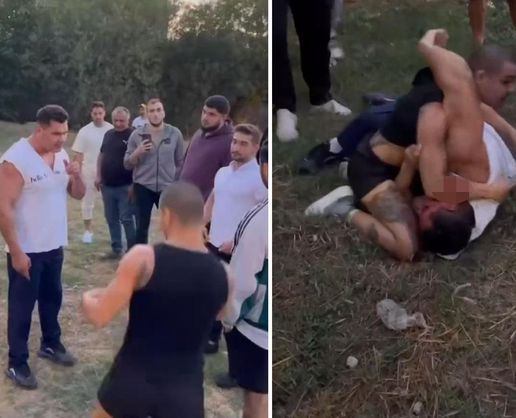 >Boş arazide dövüşen Kaan Kazgan ile Savaş Cebeci yine atıştı