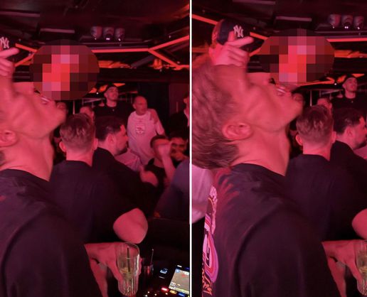 >İçkileri kafaya dikti! Yıldız futbolcuyu daha önce böyle görmediniz