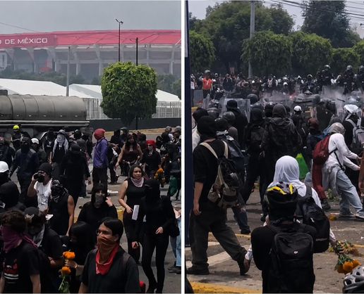 >Dünya Kupası açılışında kanlı protesto, kartel mağduru anneler sokağa çıktı