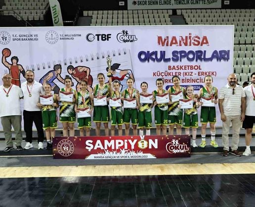 >Basketbolun geleceği Manisa'da parladı