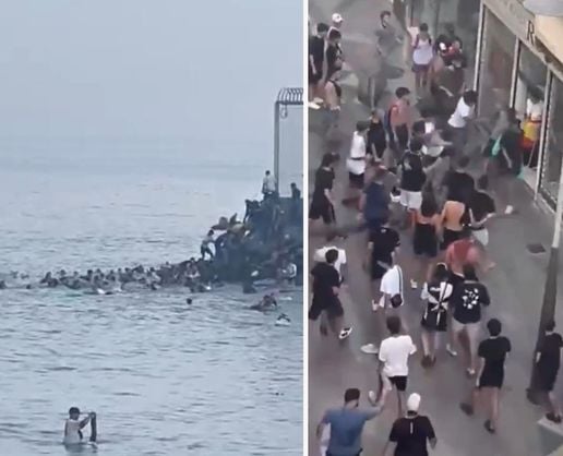 İspanya'da düzensiz göçmen krizi! Yüzerek geldiler, şehri karıştırdılar