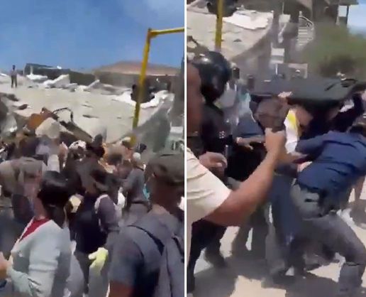 Depmezedeleri ziyaret eden belediye başkanına şok: Canını zor kurtardı