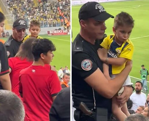 Tepkiler çığ gibi! Fenerbahçe formalı minik taraftara yapılana bakın