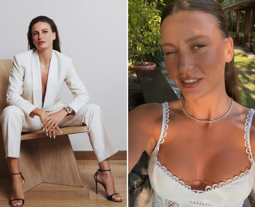 Serenay Sarıkaya Paris’te podyumda: Altın ışıltısıyla göz kamaştırdı