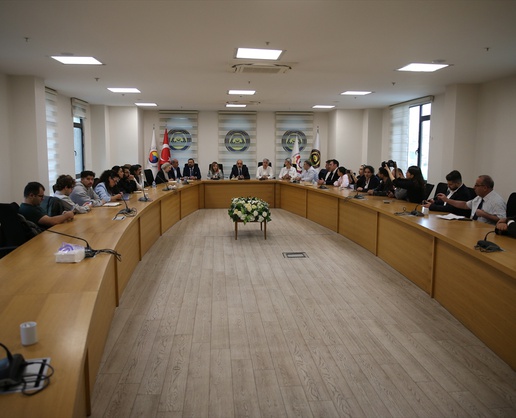Ermenistan-Türkiye Medya Otobüsü heyeti Diyarbakır'da DTSO'ya ilk ziyaretini yaptı