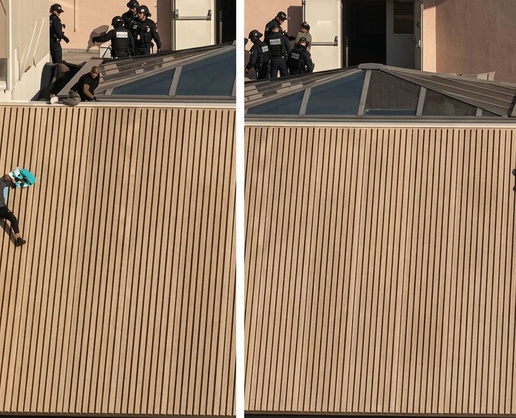Fransa'da hayat pahalılığı protestolarında tehlikeli kaçış kamerada
