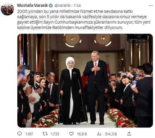 Koltuğu devreden eski bakanlardan peş peşe veda paylaşımı