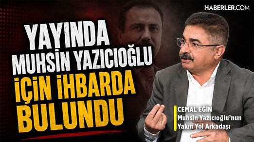 Cemal Eğin: Adalet Bakanımıza ve İçişleri Bakanımıza İhbarda Bulunuyorum