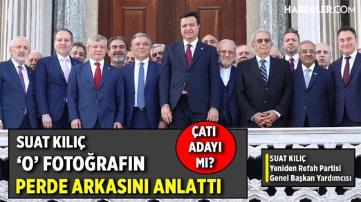 Fotoğrafın Arka Planını Yeniden Refah Partisi Genel Başkan Yardımcısı Suat Kılıç Anlattı