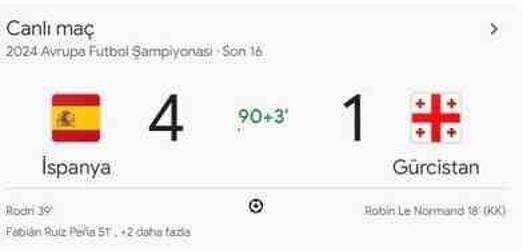 İspanya Gürcistan maçı kaç kaç, bitti mi? MAÇ SONUCU! İspanya Gürcistan maçı ne oldu?