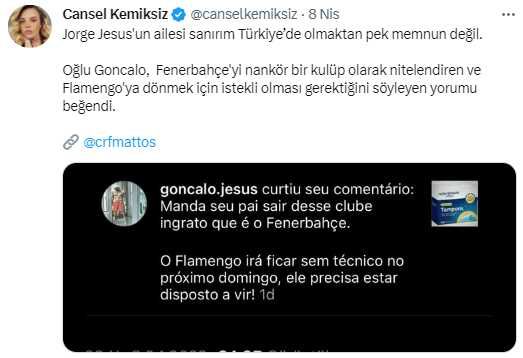 Jorge Jesus'un oğlundan skandal hareket! Fenerbahçelileri çıldırttı