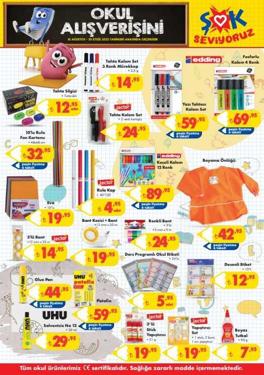 BİM, A101, ŞOK kırtasiye ürünleri geldi mi? Kırtasiye okul malzemeleri fiyatları ne kadar?