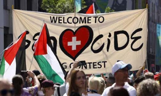 Eurovision'un açılış törenine Gazze protestosu damga vurdu