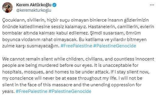 İsrail'in Gazze'de hastane bombalaması spor dünyasını da ayağa kaldırdı: Zulme karşı susmayacağım