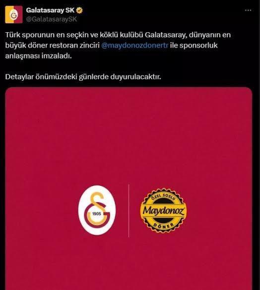 Maydonoz Döner'e operasyon sonrası Galatasaray'dan dikkat çeken hamle