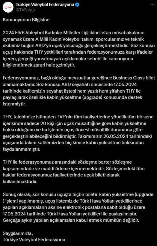 Tarifeli uçak krizi giderek büyüyor! THY topu federasyona attı, federasyondan jet hızında yanıt geldi