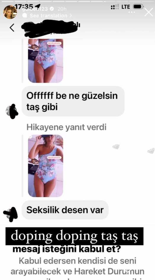 Gülben Ergen mayolu fotoğrafına gelen mesajları tek tek yayınladı: Vurgunum sana