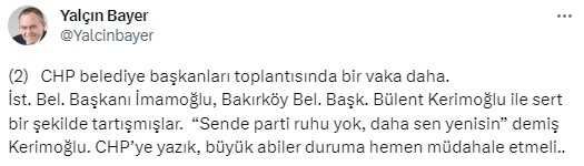 İmamoğlu, CHP toplantısında Kılıçdaroğlu'na resti çekti: Genel Başkanlığa devam ederseniz yerel seçimde ben yokum