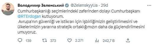 Dünya liderleri Erdoğan'ın seçim zaferini tebrik etti! İki liderden Türkçe mesaj var