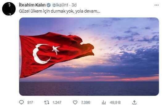 Son Dakika: Milli İstihbarat Teşkilatı Başkanlığı'na İbrahim Kalın atandı