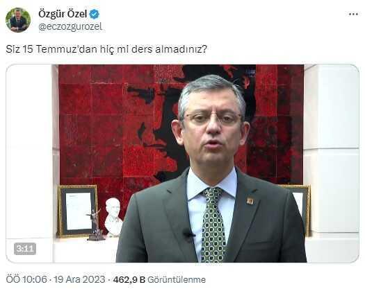 CHP Genel Başkanı Özgür Özel'in Milli Savunma Bakanı'na Yönelik İfadeleri Eleştiri Konusu Oldu