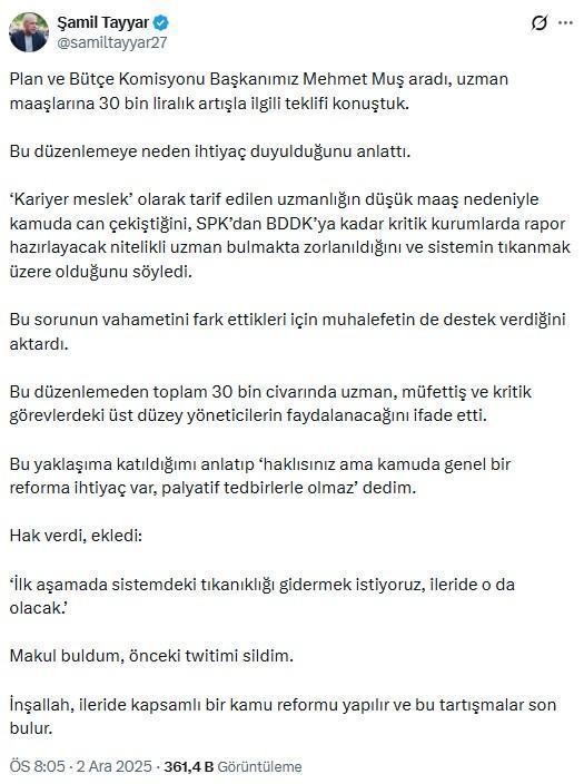 Düzenleme komisyondan geçti! Kamudaki üst düzey memurlara 30 bin lira seyyanen zam