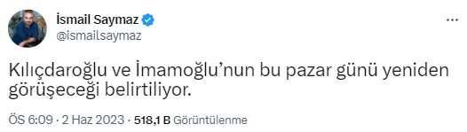 Kılıçdaroğlu ile İmamoğlu yeniden görüşecek