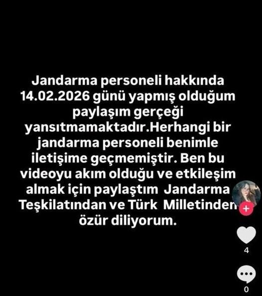 Jandarmayla ilgili skandal iddiası yalan çıktı! İşte genç kadının asıl niyeti