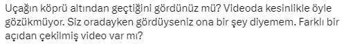 Cumhuriyet kutlamalarına damga vuran görüntü! F-16 köprünün altından geçti mi geçmedi mi?
