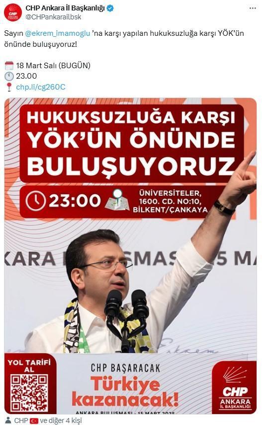 CHP İmamoğlu için sokaklara iniyor