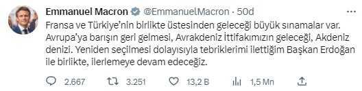 Dünya liderleri Erdoğan'ın seçim zaferini tebrik etti! İki liderden Türkçe mesaj var