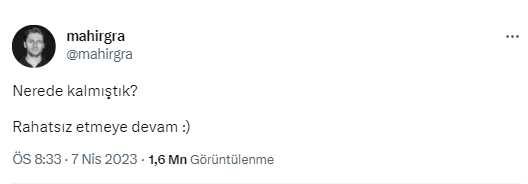 Erdoğan ve Bahçeli çıkartmaları nedeniyle gözaltına alındıktan sonra serbest bırakılan gençten yeni paylaşım: Rahatsız etmeye devam
