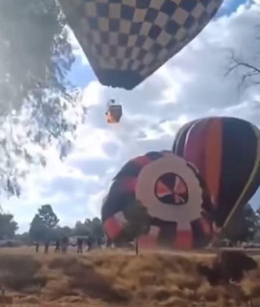 Alevler içinde kalan sıcak hava balonundan düşen adam feci şekilde can verdi